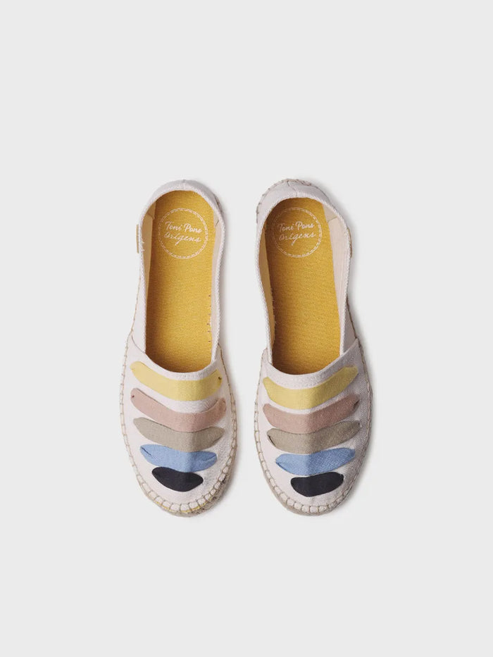 toni pons ROSE-CM - Alpargata plana con cintas para mujer | ROSE-CM En oferta