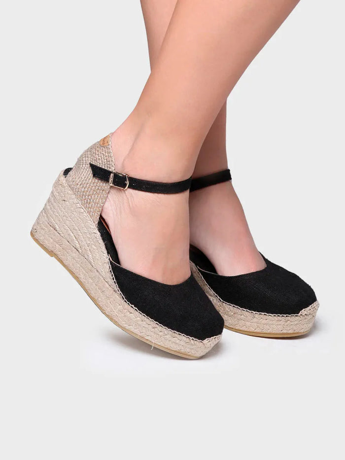 toni pons LAIA-NT - Alpargata con cuña de mujer en lino | LAIA-NT Rebajas top