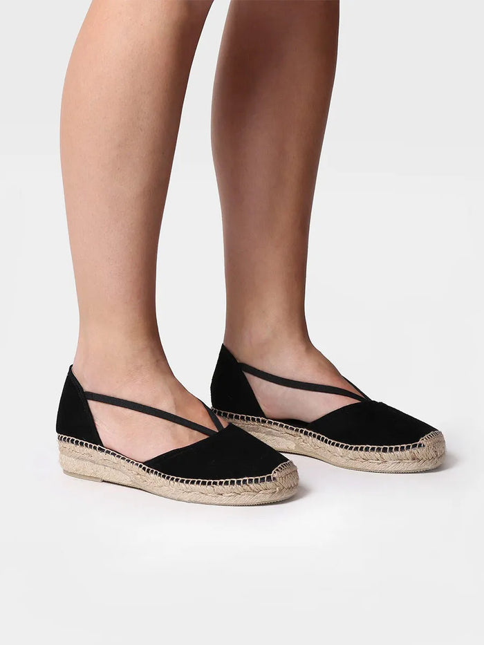 toni pons ERLA-A - Alpargata de ante para mujer con tiras | ERLA-A Oferta especial