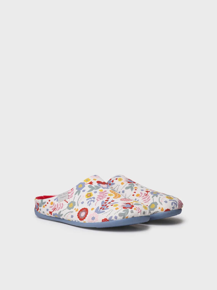 toni pons MIMI-TJ - Zapatilla de casa tipo zueco de mujer en algodón estampado | MIMI-TJ Últimos 3 días