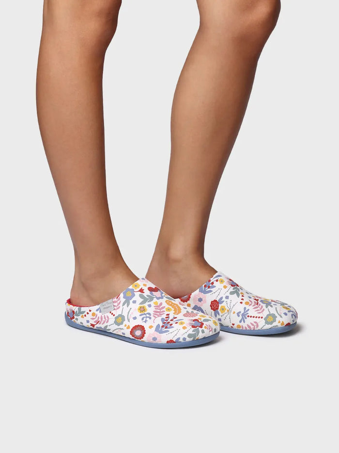 toni pons MIMI-TJ - Zapatilla de casa tipo zueco de mujer en algodón estampado | MIMI-TJ Últimos 3 días
