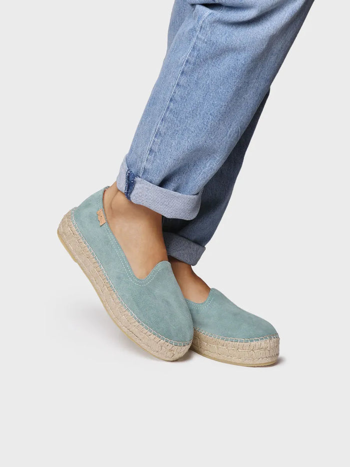 toni pons KEIRA - Alpargata cerrada de mujer en serraje con suela de yute | KEIRA Oferta exclusiva