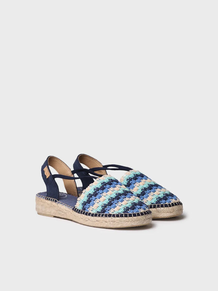 toni pons EMILIA - Alpargata plana de mujer en crochet multicolor | EMILIA Venta caliente