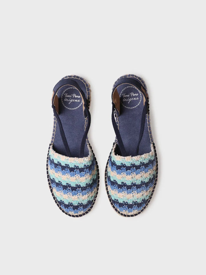 toni pons EMILIA - Alpargata plana de mujer en crochet multicolor | EMILIA Venta caliente