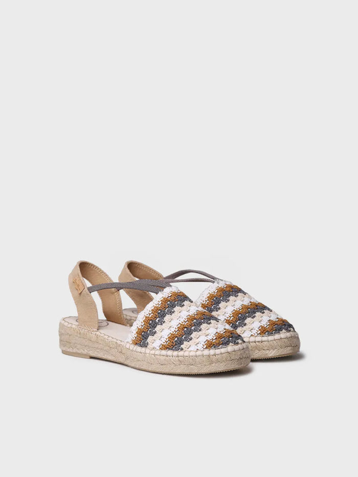 toni pons EMILIA - Alpargata plana de mujer en crochet multicolor | EMILIA Gran oferta