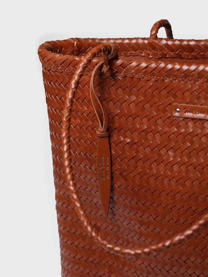 toni pons SIMONA - Bolso shopper en cuero trenzado con bolsillo interior | SIMONA Rebajas baratas