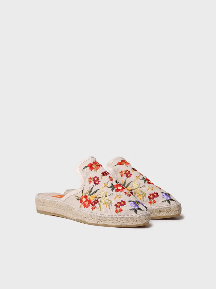 toni pons CULIP - Alpargata destalonada bordada de mujer | CULIP Oferta especial de fábrica