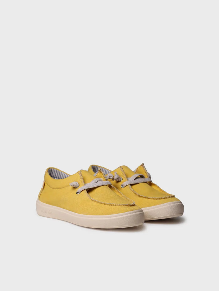 toni pons IRELIA - Zapato de mujer en algodón con cordones elásticos | IRELIA Precios de Black Friday