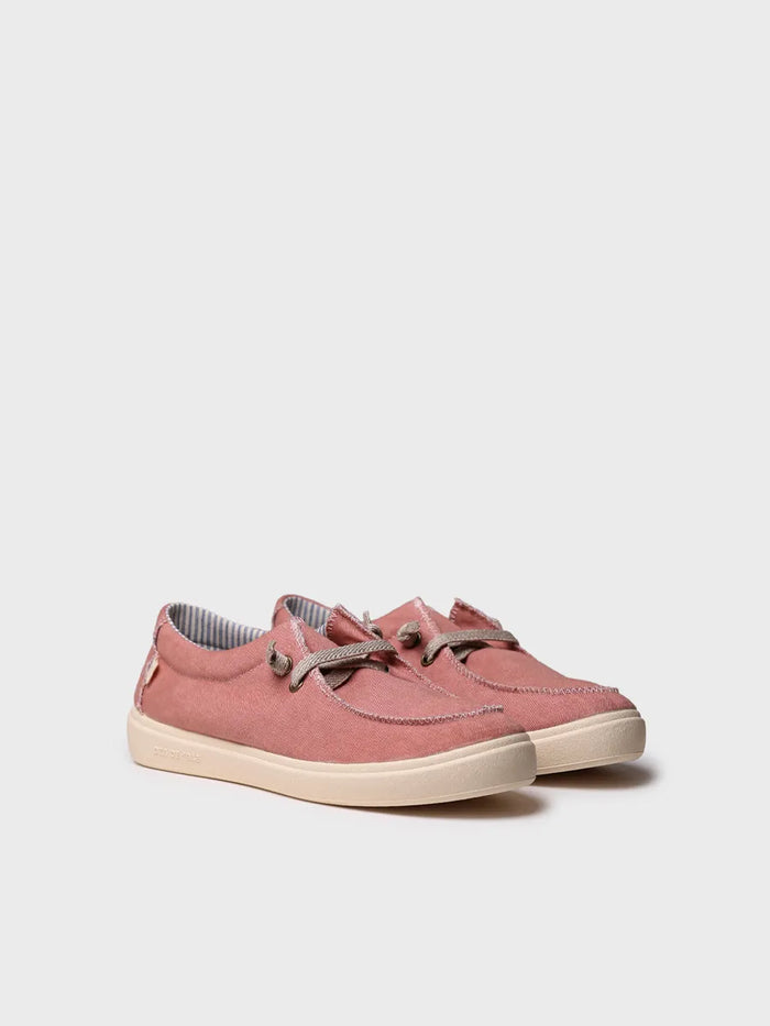 toni pons IRELIA - Zapato de mujer en algodón con cordones elásticos | IRELIA En oferta