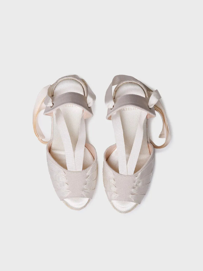 toni pons DELILAH - Alpargata de novia en tejido de algodón | DELILAH Oferta exclusiva