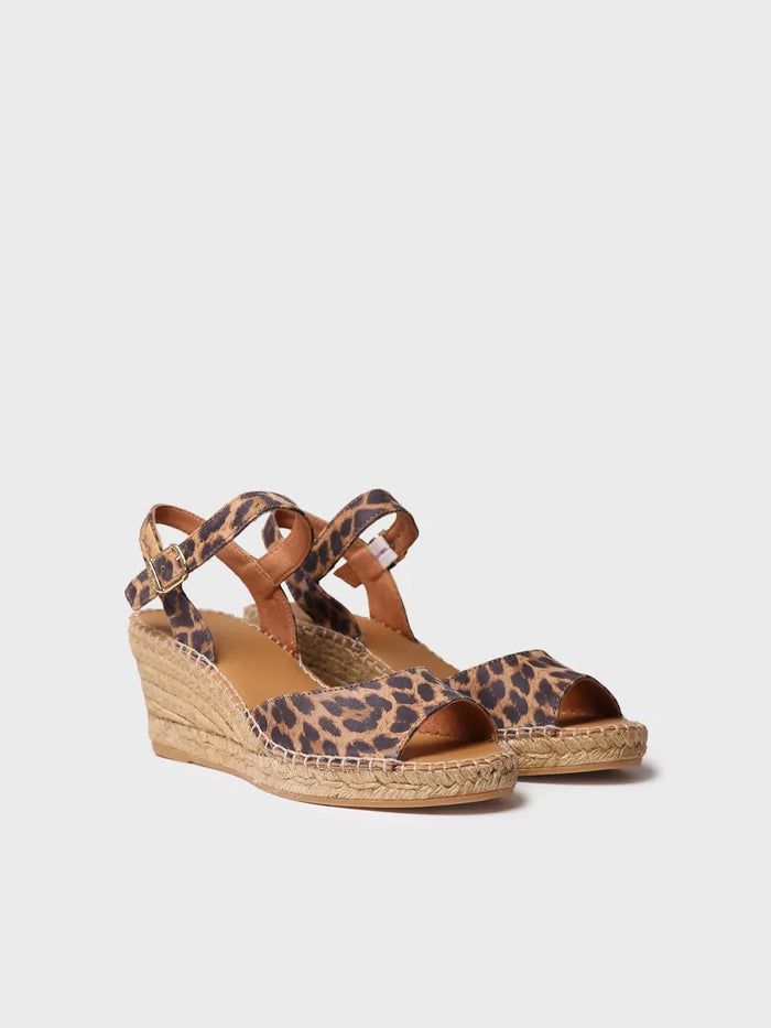 toni pons SIA-P - Alpargata de cuña para mujer en piel | SIA-P Rebajas de fin de temporada