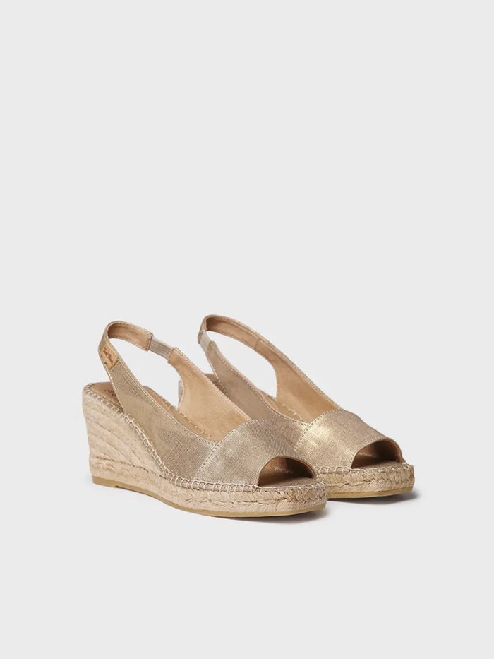 toni pons FIORE - Alpargata de cuña de mujer en yute tintado | FIORE Rebajas baratas