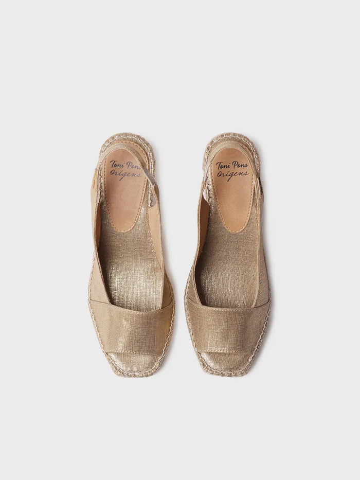 toni pons FIORE - Alpargata de cuña de mujer en yute tintado | FIORE Rebajas baratas