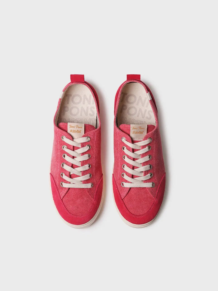 toni pons IBAR - Zapatilla deportiva de mujer en algodón con cordones | IBAR Tienda