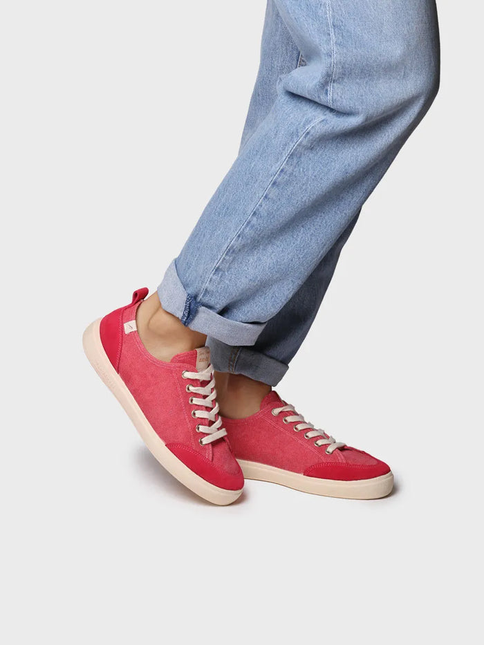 toni pons IBAR - Zapatilla deportiva de mujer en algodón con cordones | IBAR Tienda