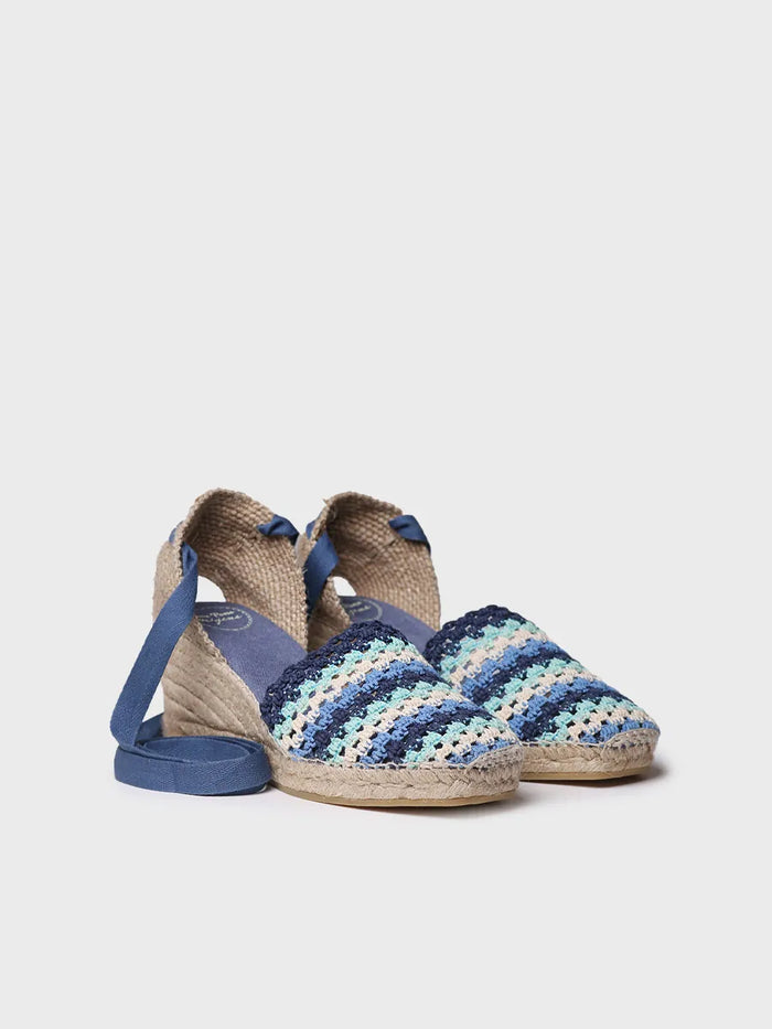 toni pons GEORGINA - Alpargata de cuña de mujer en crochet multicolor | GEORGINA Últimos 2 días