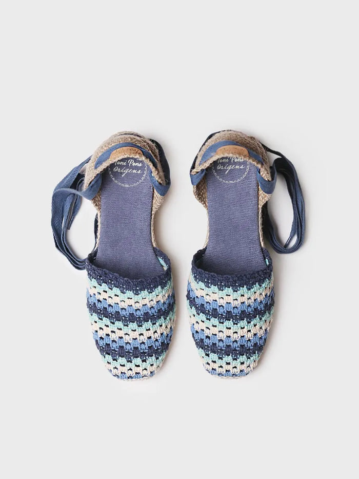 toni pons GEORGINA - Alpargata de cuña de mujer en crochet multicolor | GEORGINA Últimos 2 días