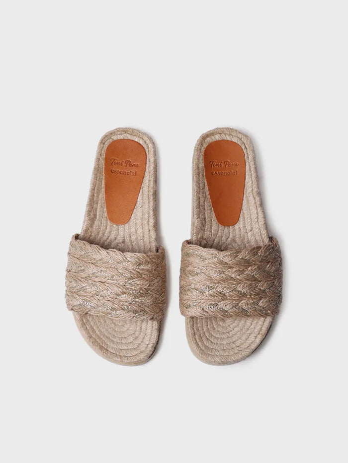 toni pons DELTA-PH - Sandalia abierta de mujer en yute | DELTA-PH Oferta exclusiva