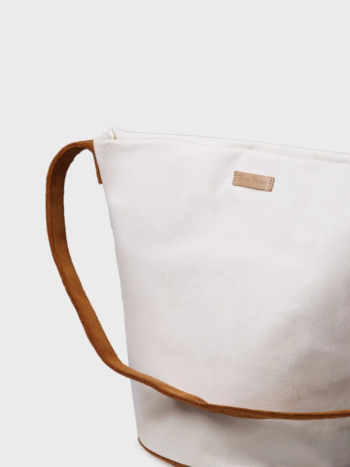 toni pons GOA - Bolso de mujer en lona de algodón con asa ajustable | GOA Descuento por venta flash
