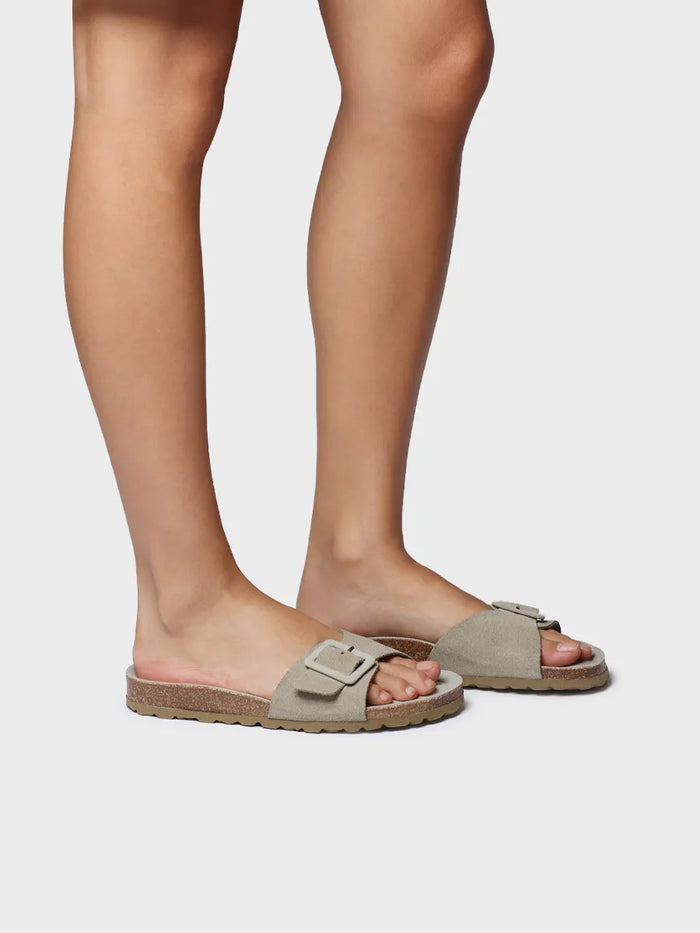 toni pons GLIDE-QT - Sandalia BIO de mujer con hebilla y suela de corcho | GLIDE-QT Ofertas