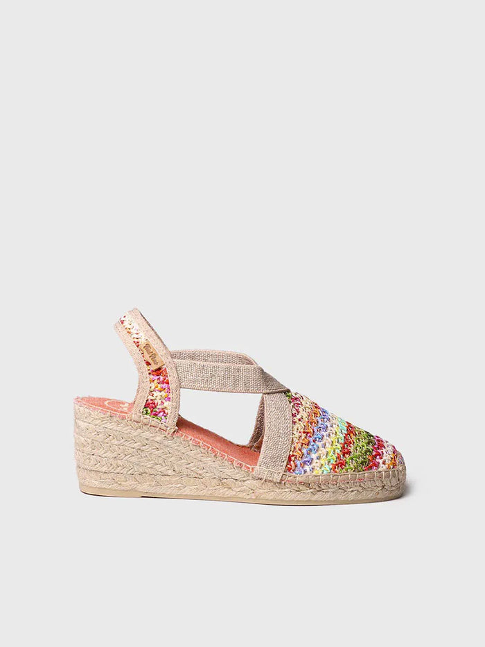 toni pons TERRA-NZ - Alpargata vegana en rafia multicolor | TERRA-NZ Descuento