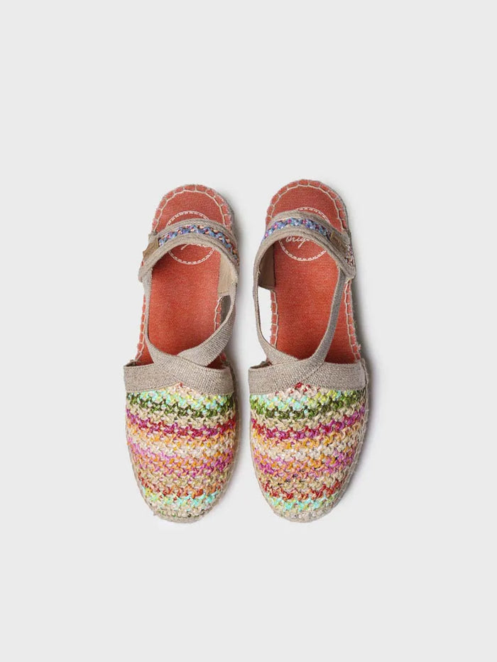 toni pons TERRA-NZ - Alpargata vegana en rafia multicolor | TERRA-NZ Descuento