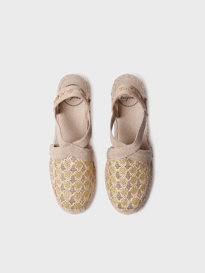 toni pons TERRA-TT - Alpargata vegana de mujer en tejido multicolor con cuña | TERRA-TT Oferta especial de fábrica