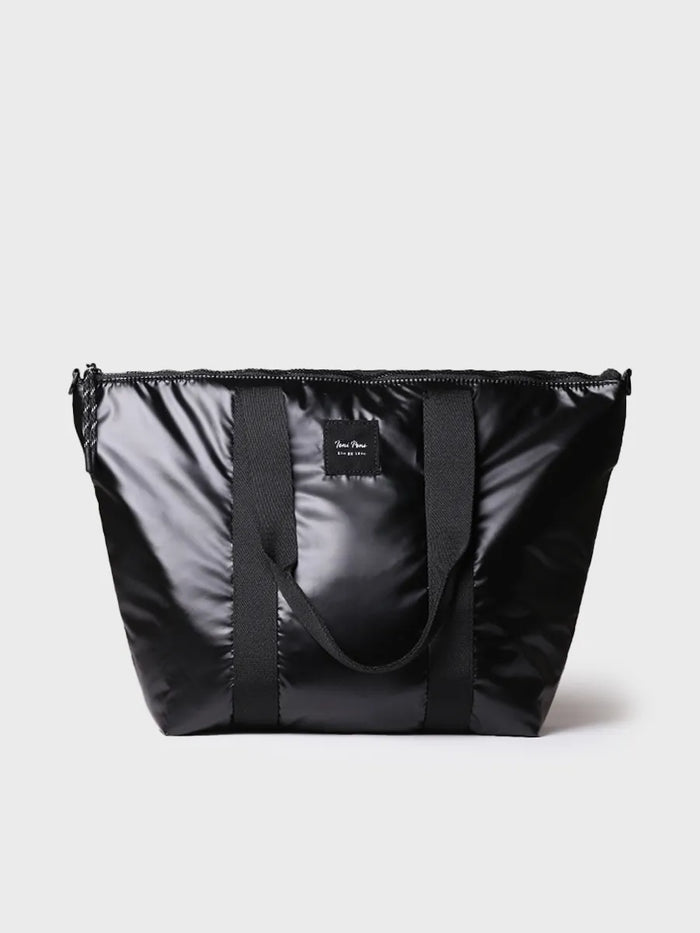 toni pons GINNY - Bolso para mujer en material acolchado negro brillante | GINNY Superdescuento