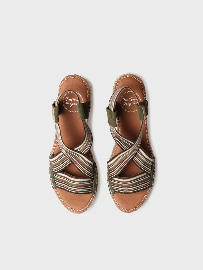 toni pons TINA - Alpargata de mujer con cuña y bandas elásticas | TINA Oferta exclusiva