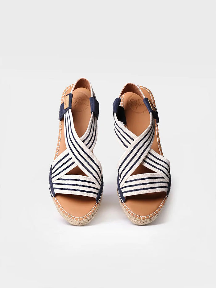 toni pons TINA - Alpargata de mujer con cuña y bandas elásticas | TINA Última moda