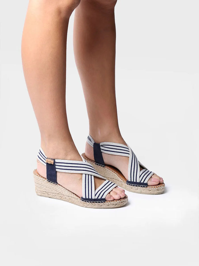 toni pons TINA - Alpargata de mujer con cuña y bandas elásticas | TINA Última moda