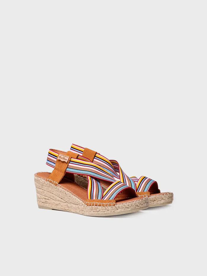 toni pons TINA - Alpargata de mujer con cuña y bandas elásticas | TINA Descuento por venta flash