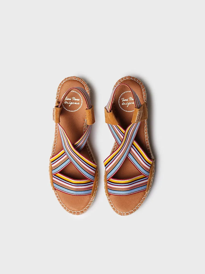 toni pons TINA - Alpargata de mujer con cuña y bandas elásticas | TINA Descuento por venta flash