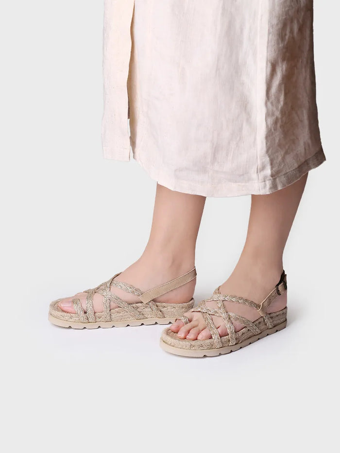 toni pons DAISY-PH - Sandalia plana de yute de mujer | DAISY-PH Rebajas baratas