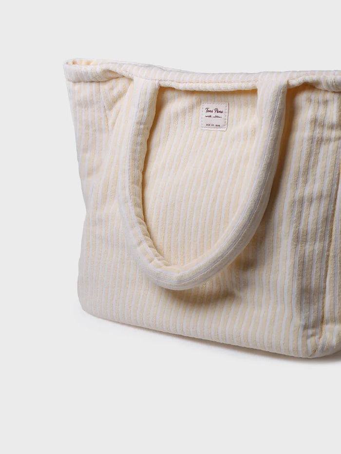 toni pons CARIOCA - Bolso shopper de mujer en tejido tipo toalla a rayas | CARIOCA Oferta especial de fábrica