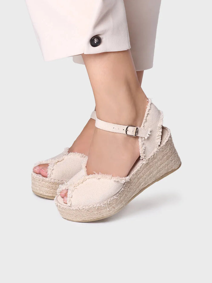 toni pons ISAURA - Alpargata de mujer con acabado deshilachado | ISAURA En oferta