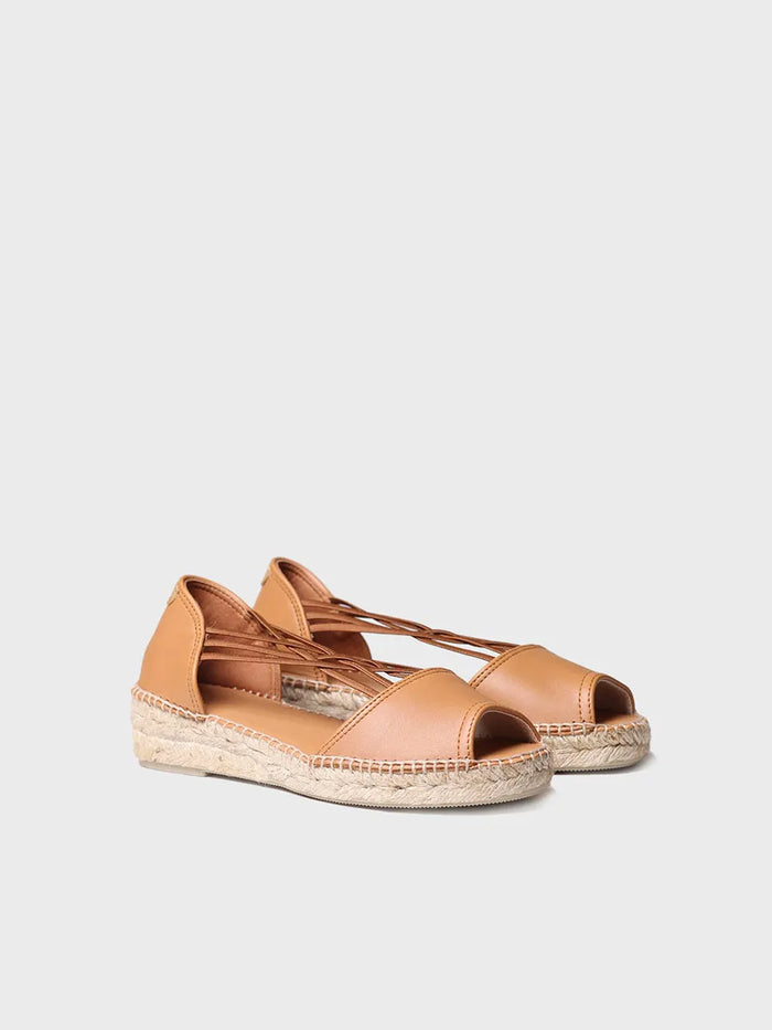 toni pons EBRE-P - Sandalia de mujer de piel con elásticos | EBRE-P Oferta exclusiva