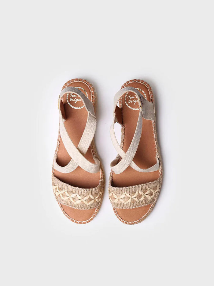 toni pons SUSA-BN - Sandalia de cuña de yute para mujer | SUSA-BN 2025