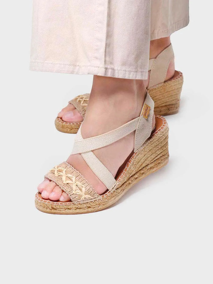 toni pons SUSA-BN - Sandalia de cuña de yute para mujer | SUSA-BN 2025