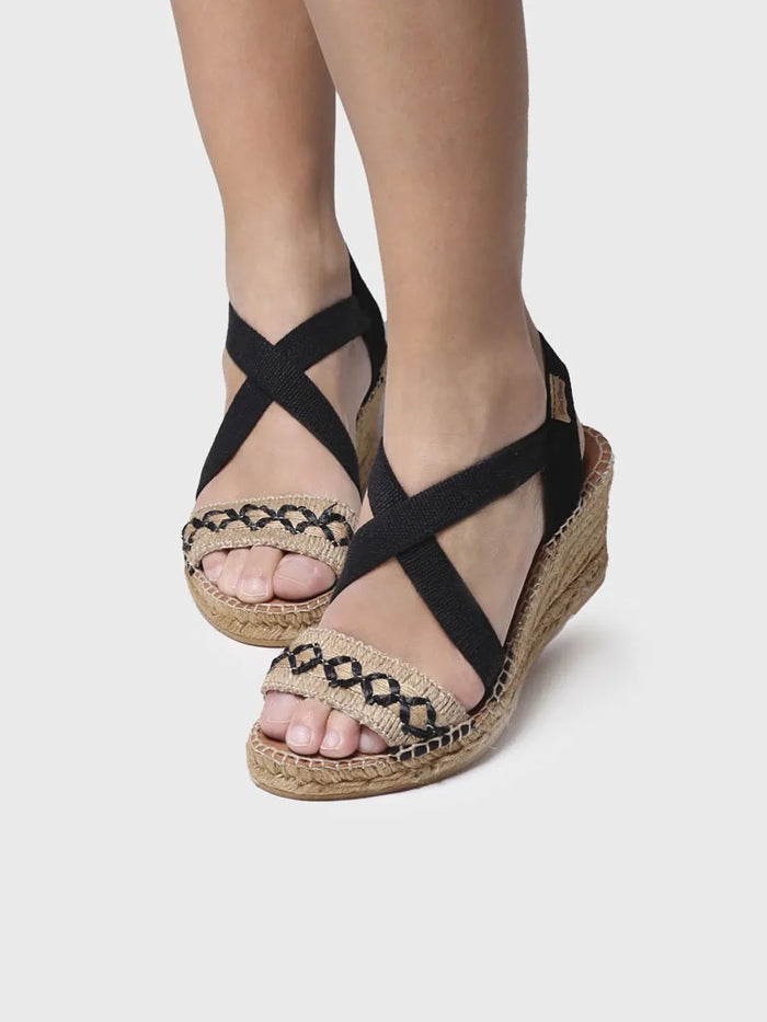 toni pons SUSA-BN - Sandalia de cuña de yute para mujer | SUSA-BN En línea