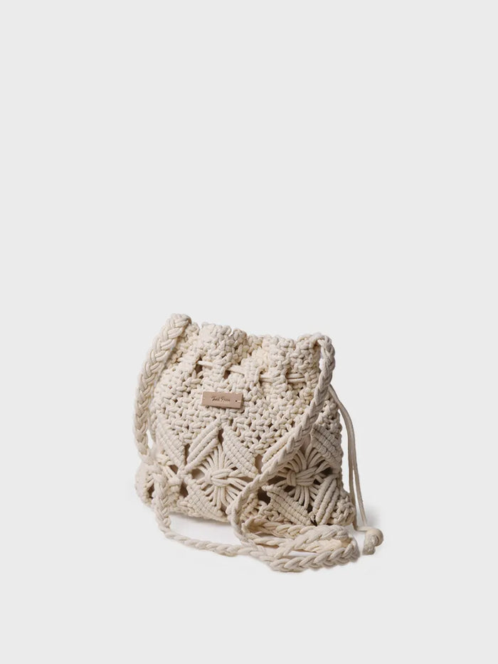 toni pons MIREIA - Bolso tipo bombonera en macramé | MIREIA Liquidación