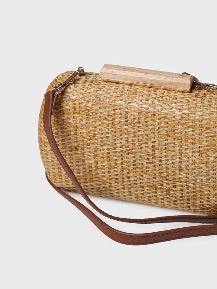 toni pons GAITA - Clutch de mujer en rafia con forro de satén | GAITA Últimos 3 días
