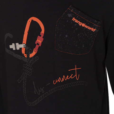 trangoworld Sudadera Hombre DISCONNECT Libre de impuestos