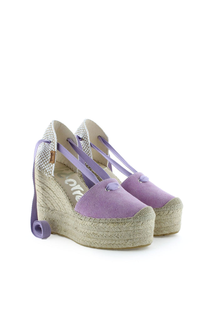 vidorreta Sandalia lona eco malva Greco Ofertas