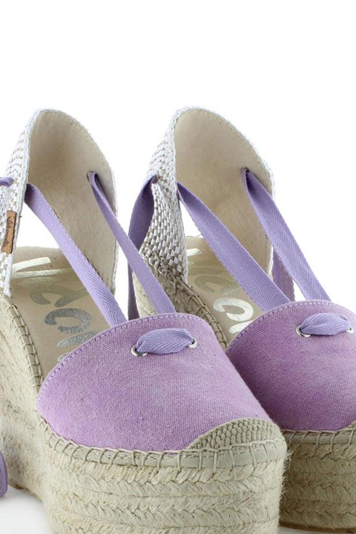 vidorreta Sandalia lona eco malva Greco Ofertas