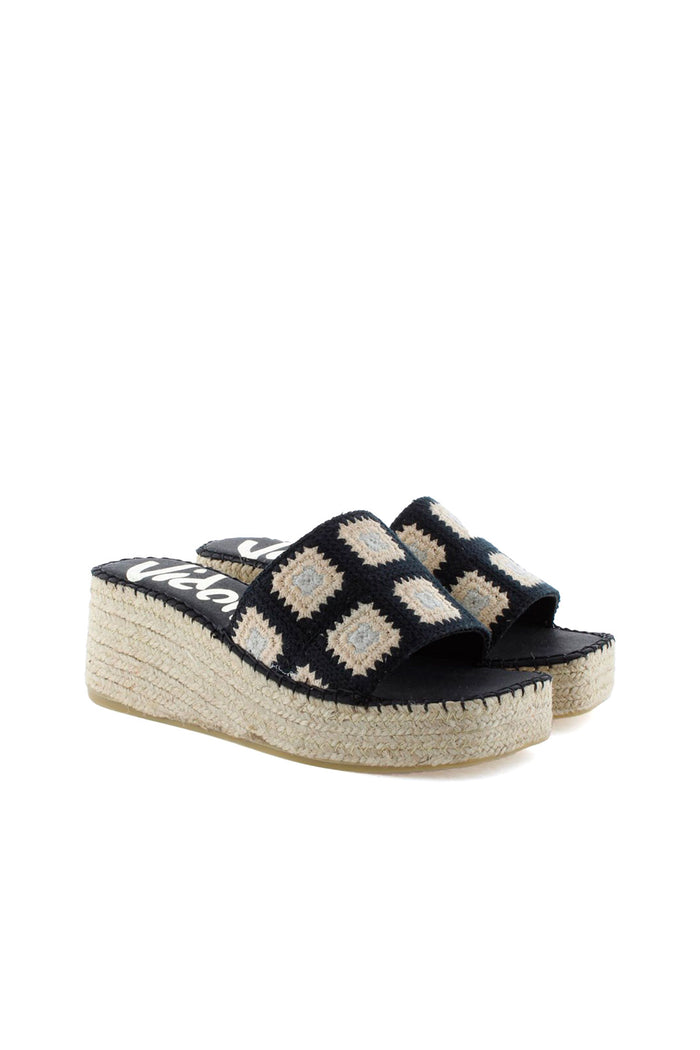 vidorreta zueco crochet negro Vinci Promoción por tiempo limitado