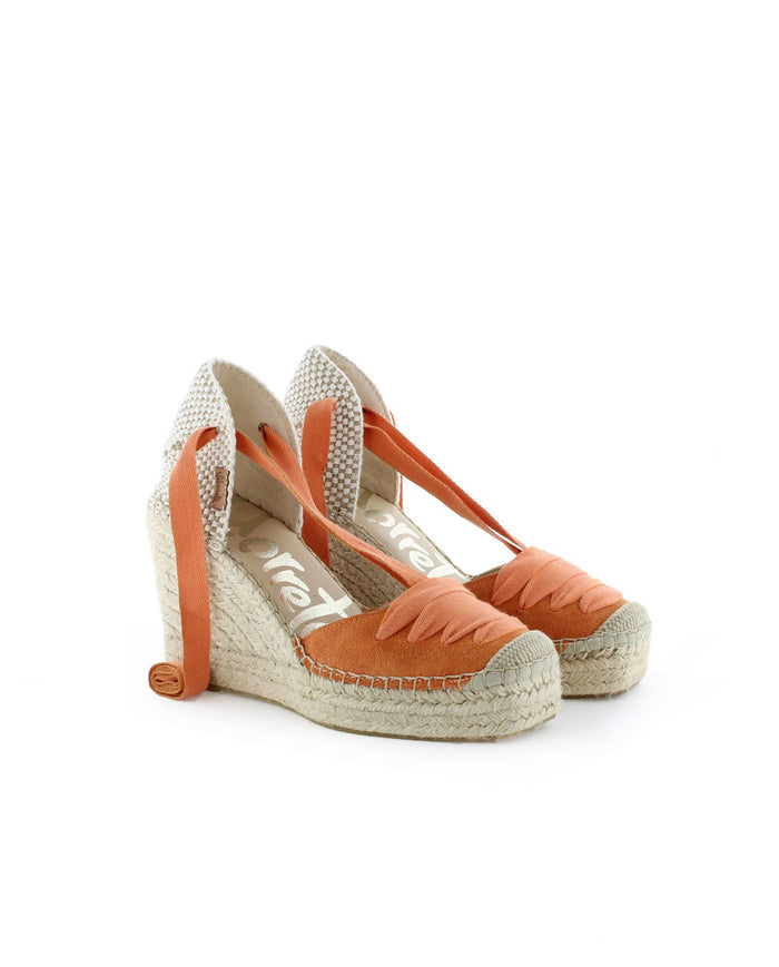 vidorreta Campesina en serraje naranja Matisse En oferta