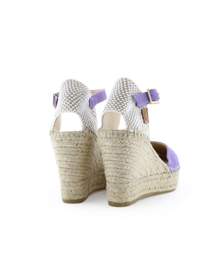 vidorreta Sandalia en serraje lavanda Tilo 7 Precio ultrabajo