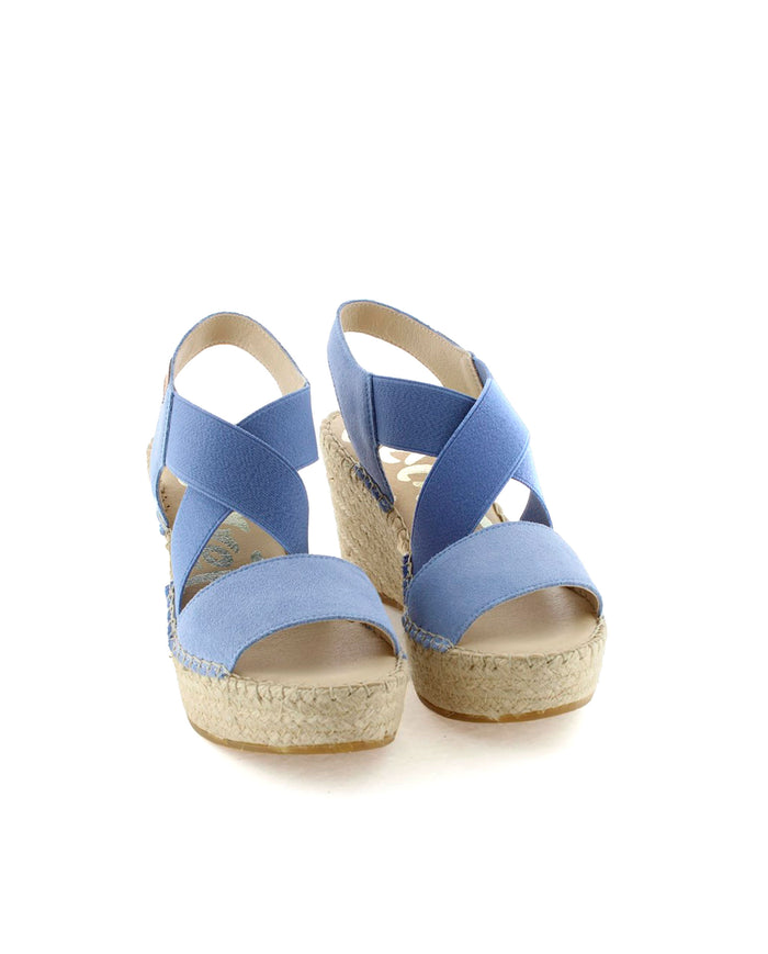 vidorreta Sandalia elásticos en serraje jeans Dominica Rebajas de fábrica
