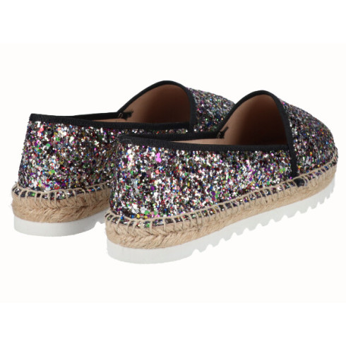viguera Alpargata Plana con Eva Glitter Multi Liquidación